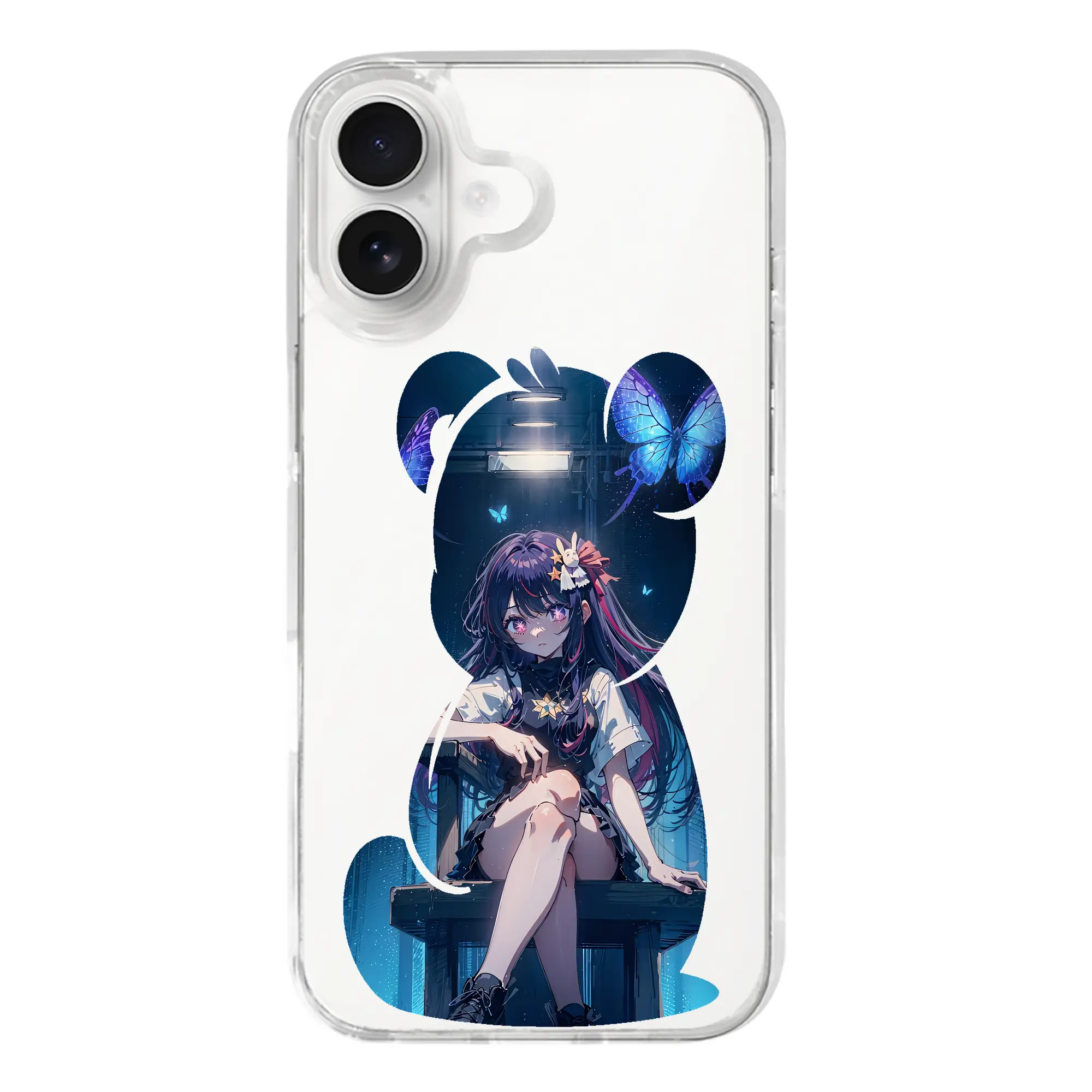 推しの子 グッズ,星野アイ - iPhone 17シリーズ 透明スマホケース – 薄型・耐衝撃・精密フィット保護カバー